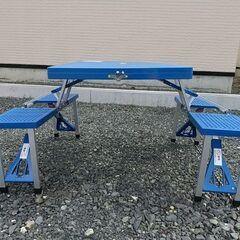 【商談中】折り畳みレジャーテーブル　椅子セット アウトドア キャンプ レジャーの画像