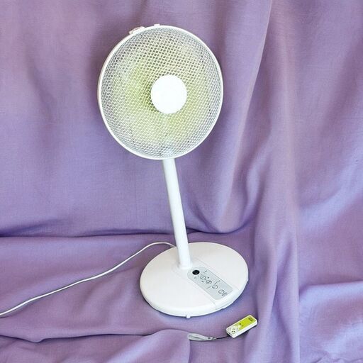 【売約済】リモコン付き扇風機 30cm羽根【引取限定】