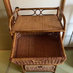 籐のタンス　値下げしました。