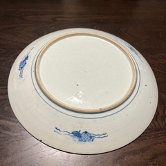 古伊万里染付大皿　レトロの画像