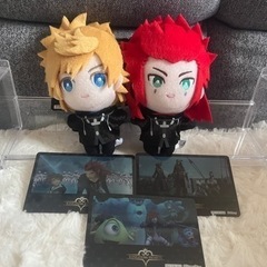 キングダムハーツ　　アクセル　ロクサス　マスコット　ノベルティ