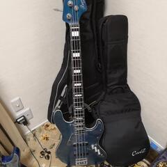 Bacchus WL4-FM CUSTOM/R BLUE OIL 　エレキベースの画像
