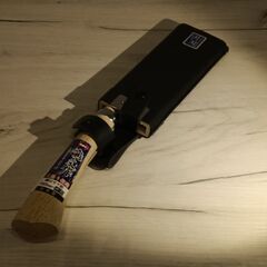 【お引き渡し完了】宝長久寛文作 鋼付サヤ鉈 片刃 新品　鉈　ナタ...