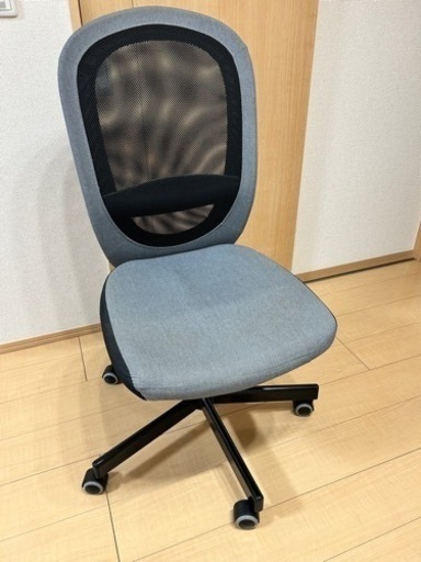 ※受け渡し済 IKEA デスクチェア グレー 現金手渡し希望 取りに来てくださる方