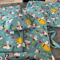 【お話中】スヌーピー お昼寝布団セット キルトバッグ付き 7点セ...
