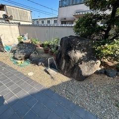庭石　巨石　ガ－デニング　日本庭園の画像