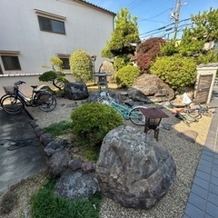 庭石　巨石　ガ－デニング　日本庭園の画像