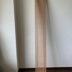 差し込み式CDラック 1列タイプ ナチュラル