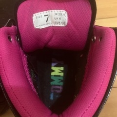 【中古】tommy girl トミーガール　スニーカー25cmの画像