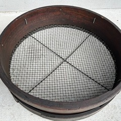 ふるい　木製　直径36cm 荒目、中目の画像