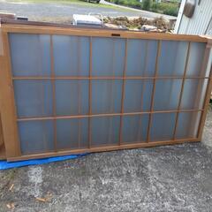 ガラス障子 昭和ガラス リメイク DIY 