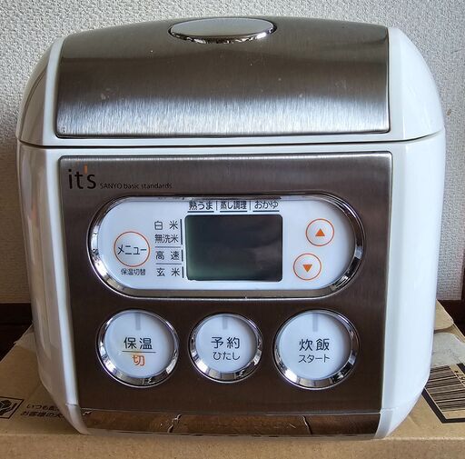 SANYO 炊飯器3合炊 中古美品 一人暮らし向き