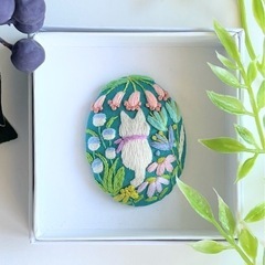 刺繍ブローチ講習会の画像