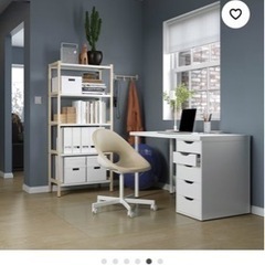 IKEA収納ユニット付きデスクの画像
