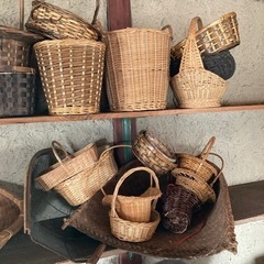 籐のかごなど　さしあげますの画像