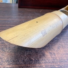 竹製花器　吊り舟　花入れ　生け花　竹工芸品　天吊りの画像