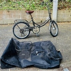 20インチ移送ケース付き折り畳み自転車
