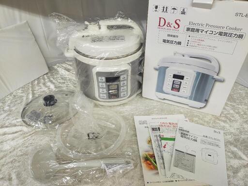 64.美品！D\u0026S 家庭用マイコン電気圧力鍋　STL-ECO1