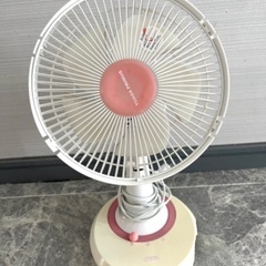 小型扇風機　高40cm 幅23cm 強弱二段階 