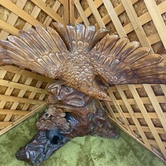 【愛品館江戸川店】鷹 置物 オブジェ ID110-047348-007