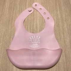 【used】トイザらス　お食事エプロン　ピンク