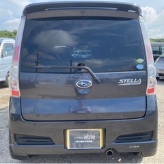 【支払総額7.8万円】即日納車ok！ステラカスタム車検令和7年2月エアコンバッチリ♩タイベル交換済みHDDナビ 激安軽自動車！の画像