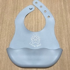 【used】トイザらス　お食事エプロン　ブルー