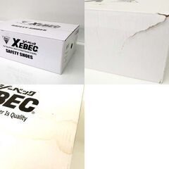 未使用 XEBEC 安全靴 25.5cm プロスニーカー 85410 ブラック 先芯入り セーフティシューズ 作業靴 ジーベック 屯田店の画像