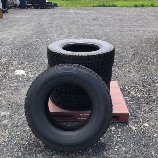 No.3 TOYO トーヨー M919 大型トラック ダンプ セルフ トレーラー スノータイヤ バリ溝 265/70R19.5 19.20年製4本セット 冬 スタッドレス