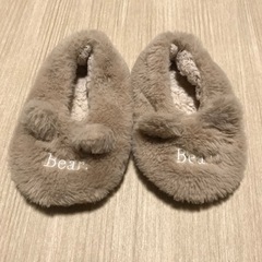 【used】スリッパ② くま　12㎝くらい