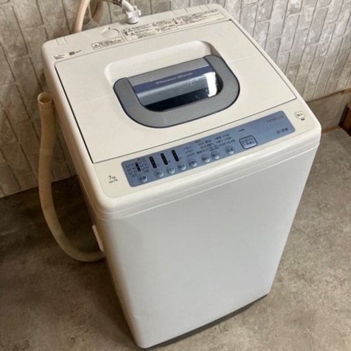 HITACHI 洗濯機 NW-T76 白い約束 2020年製