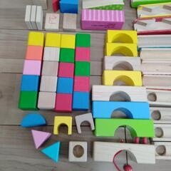 おもちゃ　つみき　120パーツ以上の画像