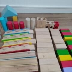 おもちゃ　つみき　120パーツ以上の画像