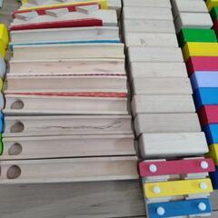 おもちゃ　つみき　120パーツ以上の画像