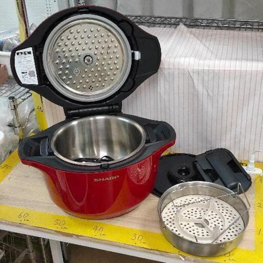 0612-048 ホットクック　KN-HW24C-R 2.4 SHARP