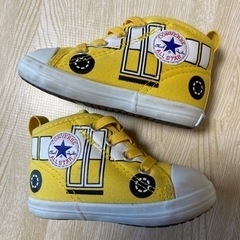 converse ★ バス柄　イエロー　12cmの画像