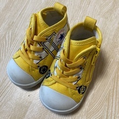 converse ★ バス柄　イエロー　12cm