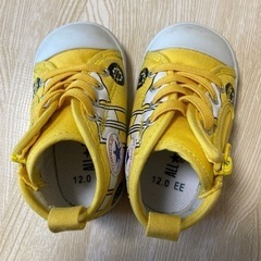 converse ★ バス柄　イエロー　12cmの画像