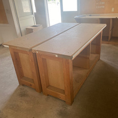 作業台(元新聞屋のやつ)×2台の画像