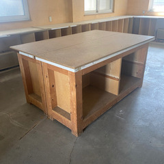 作業台(元新聞屋のやつ)×2台の画像