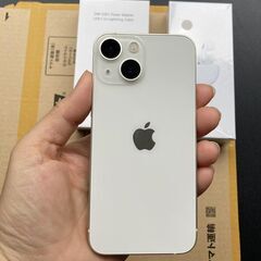 ○美品○iPhone13mini 128GB SIMフリー バッテリー87% スターライト