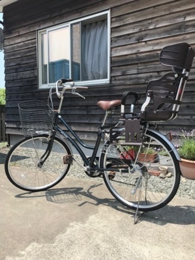 自転車  チャイルドシート付