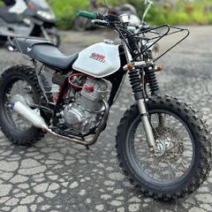 ●エンジン実働! 絶好調! HONDA ホンダ FTR223 MC34 FTR 2003年モデル フルカスタム ロンスイ オフロード キャンプ 札幌発の画像