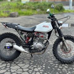 ●エンジン実働! 絶好調! HONDA ホンダ FTR223 MC34 FTR 2003年モデル フルカスタム ロンスイ オフロード キャンプ 札幌発の画像