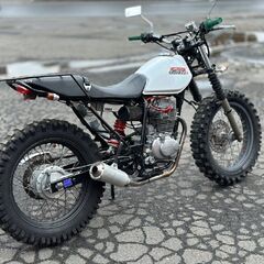 ●エンジン実働! 絶好調! HONDA ホンダ FTR223 MC34 FTR 2003年モデル フルカスタム ロンスイ オフロード キャンプ 札幌発の画像
