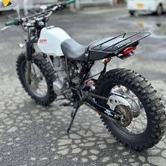 ●エンジン実働! 絶好調! HONDA ホンダ FTR223 MC34 FTR 2003年モデル フルカスタム ロンスイ オフロード キャンプ 札幌発の画像