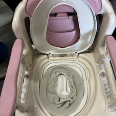 ポータブルトイレ 安寿FX-CP 介護用品 簡易トイレ 中古 ピンクの画像