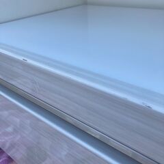 A-681　ニトリ レンジボード ポスティア70RB ホワイト　の画像