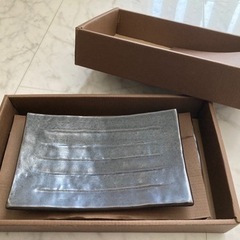 未使用　陶器　お皿　2枚　保管品の画像