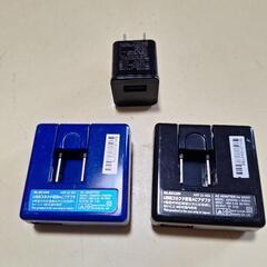 USBコネクタ専AC アダプタ  各種３個お譲りしますの画像